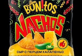Начос "Бонитос" сыр с перцем халапеньо 75 гр. / 1*24     